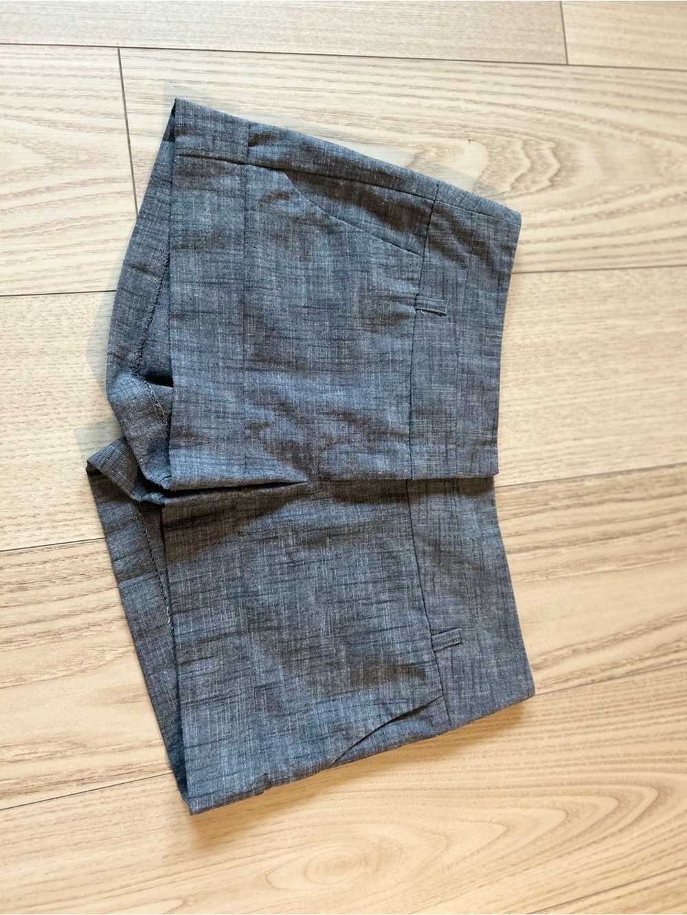 Womenโs Gray Dress Shorts - Corporate Chic